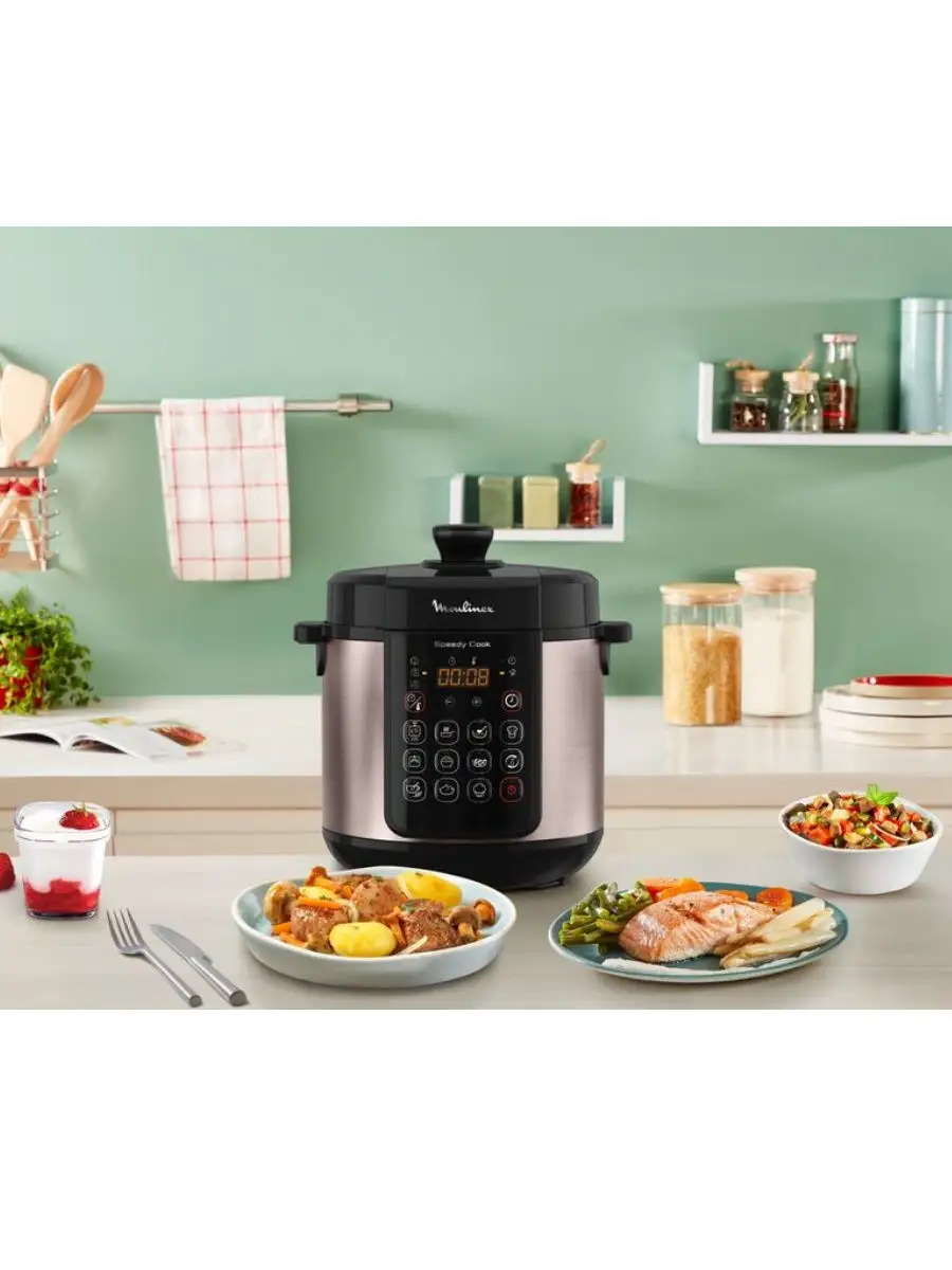 Мультиварка-скороварка Speedy Cook CE222B32 Moulinex 22984529 купить в  интернет-магазине Wildberries