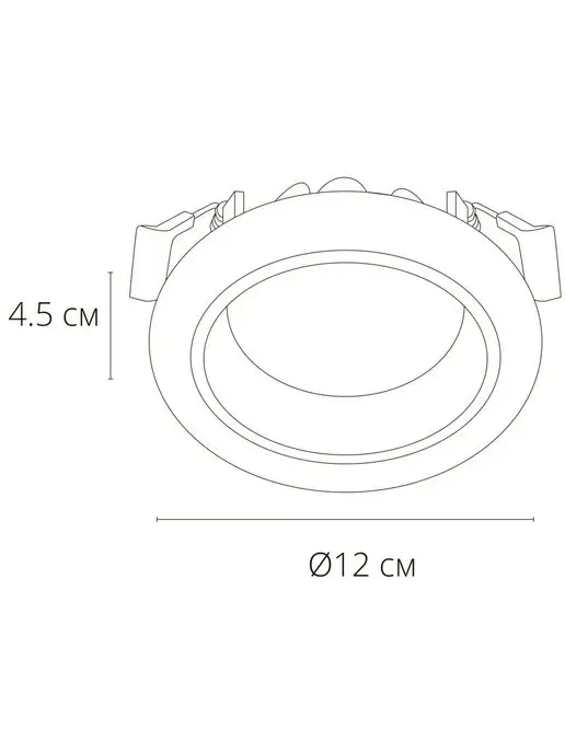 Arte Lamp Точечный встраиваемый светильник ALIOTH A7992PL-1WH, белый, фото 4