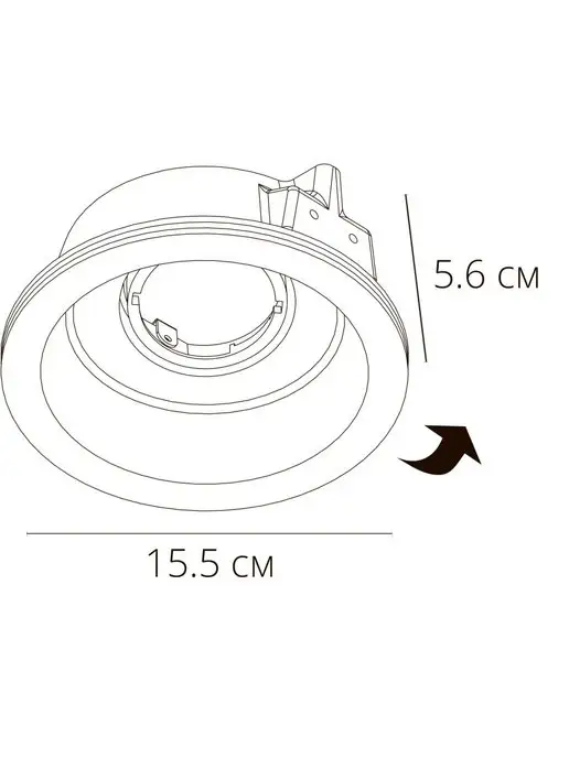 Arte Lamp Точечный встраиваемый светильник INVISIBLE A9215PL-1WH, белый, фото 5