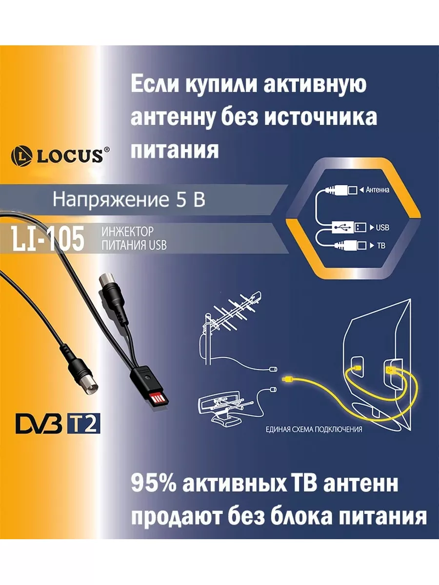 Усилитель антенный LSA-417 (ЛК417.00.00-03)(L 025.62) LOCUS