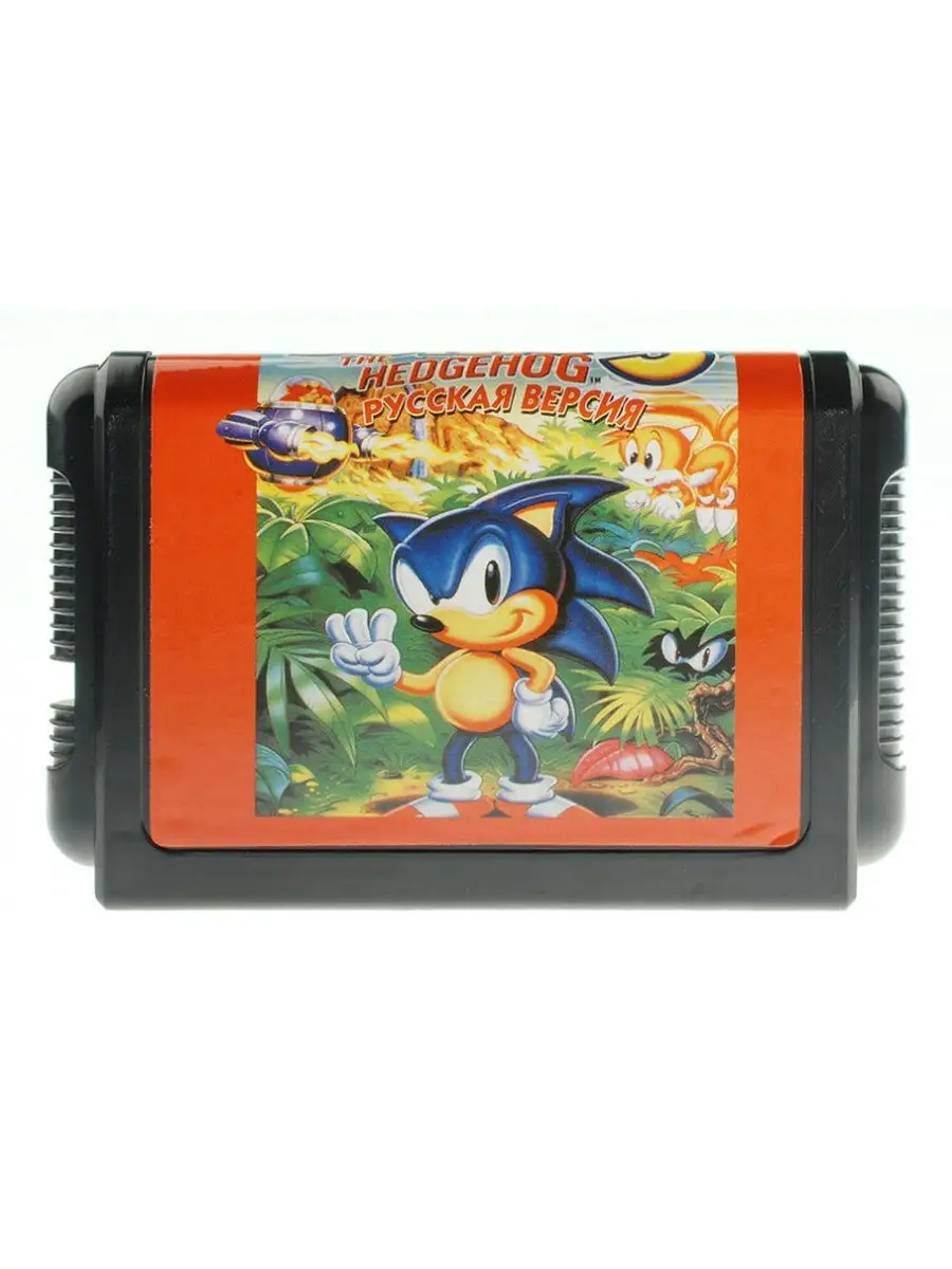 Игровой картридж Сега 16 бит Sonic the Hedgehog 3 Mega Drive 23147456  купить в интернет-магазине Wildberries