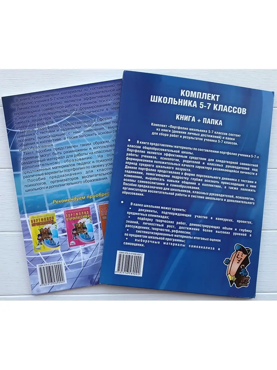 Портфолио школьника. 5-7 классы. КНИГА+ПАПКА Издательство Планета 23150635  купить за 246 ₽ в интернет-магазине Wildberries