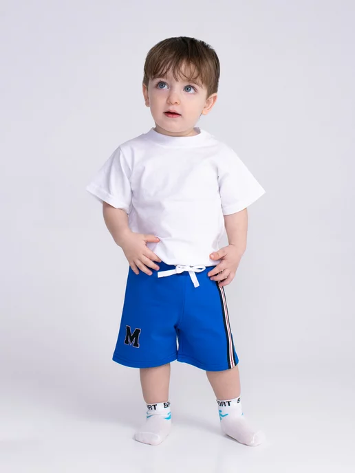 Mami-kids Шорты для новорожденного мальчика, синий, фото 2