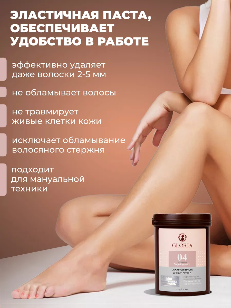 Паста для шугаринга средняя сахарная глория GLORIA SUGARING & SPA 23169602  купить за 750 ₽ в интернет-магазине Wildberries