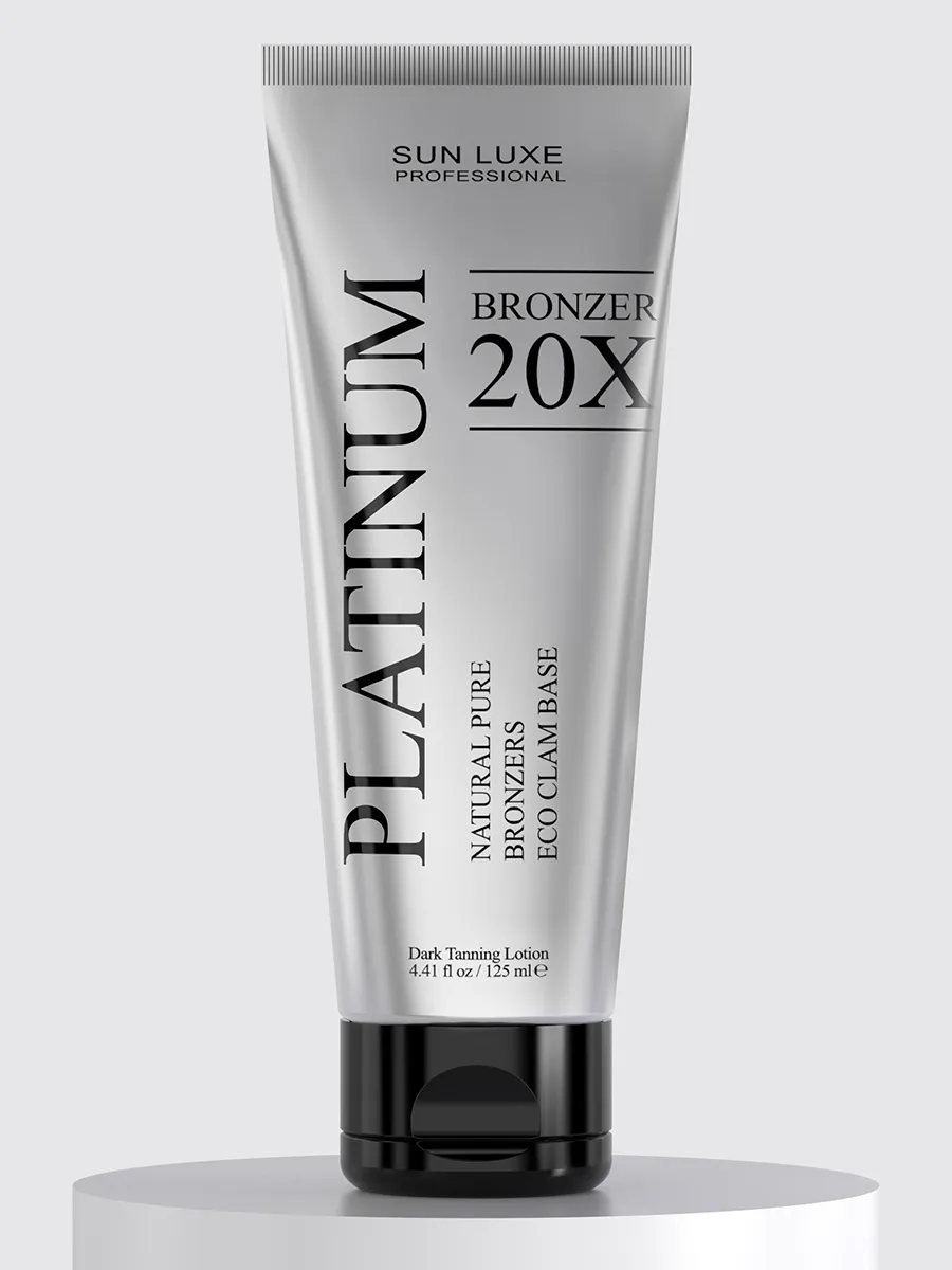 Крем для загара в солярии с бронзатором Platinum Bronzer 20х
