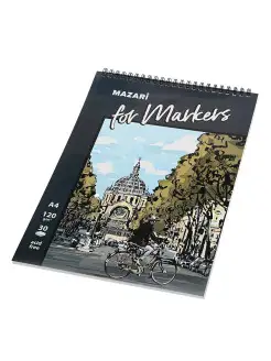 Скетчбук блокнот альбом для рисования MAZARI 23422810 купить за 178 ₽ в интернет-магазине Wildberries