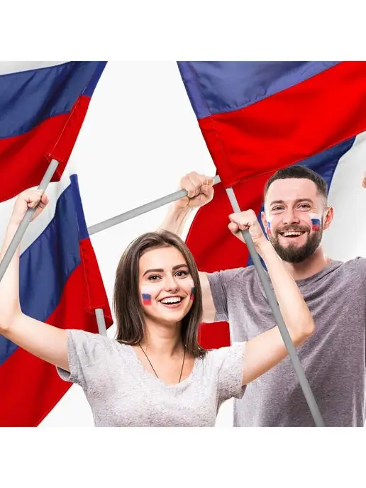 STAFF Флаг России большой 90х135 см, 70x105 см, фото 5