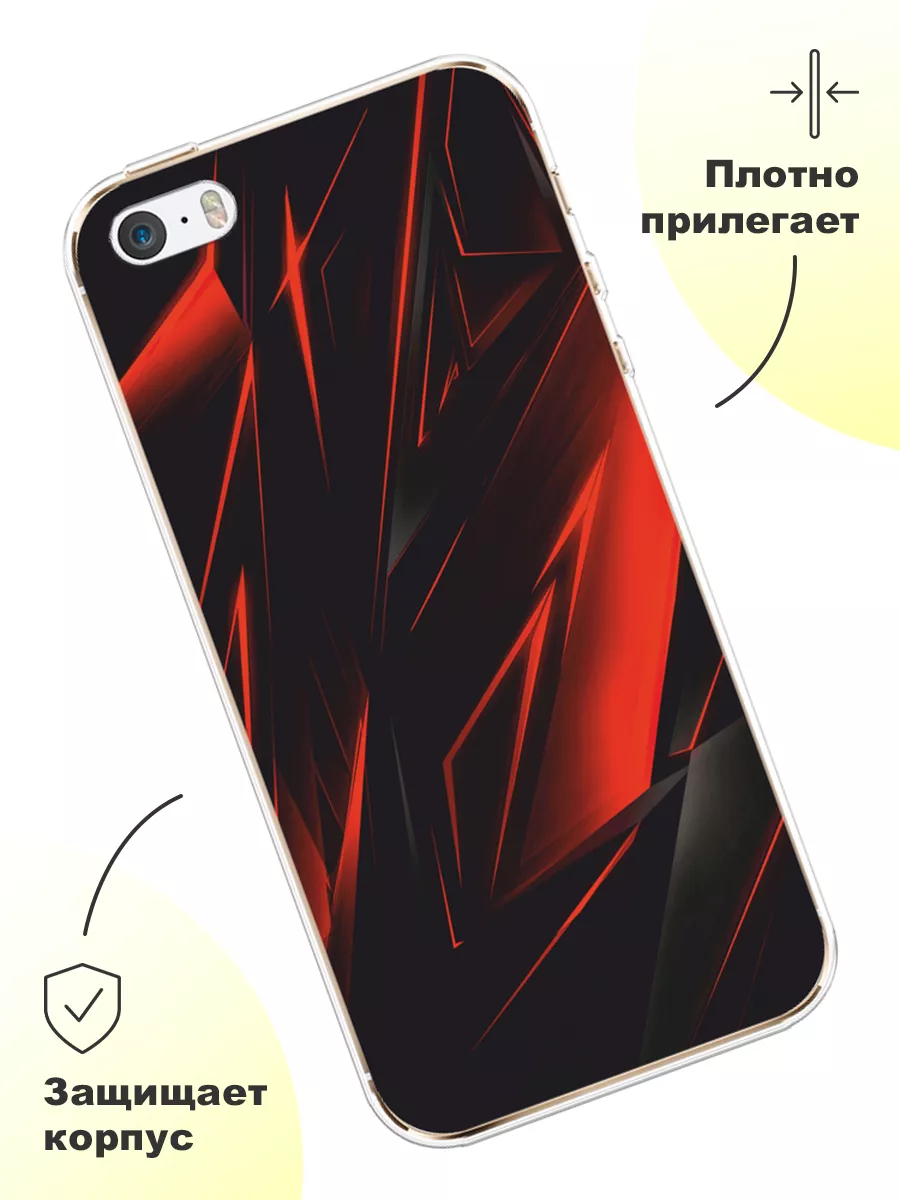 Чехол на iPhone 5 / iPhone 5S / iPhone SE 2016 с принтом WoooW Case  23655504 купить за 359 ₽ в интернет-магазине Wildberries