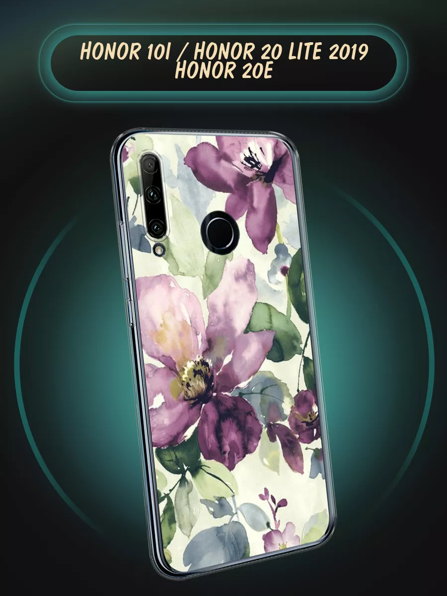 Чехол на Honor 10i / Honor 20 lite 2019 с рисунком Huawei 23656249 купить  за 299 ₽ в интернет-магазине Wildberries