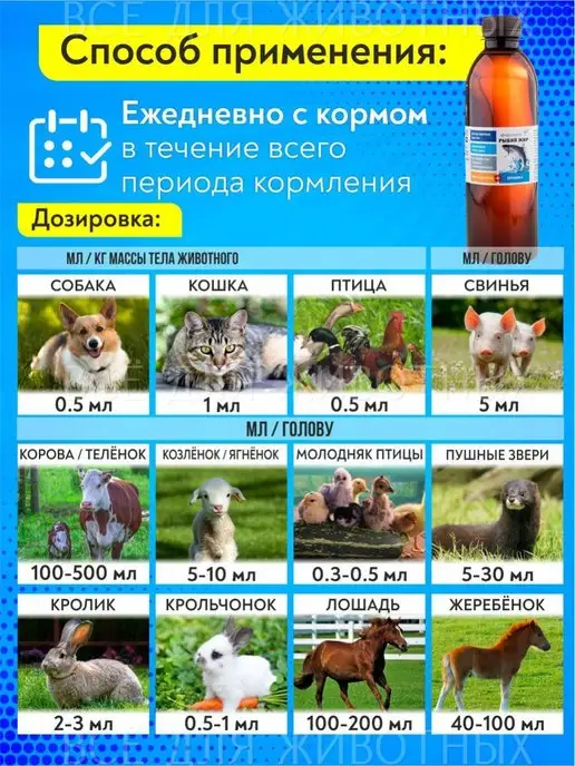 ФАРМАКС Омега 3 для кошек рыбий жир для собак жидкий Omega масло, 330 мл, фото 8