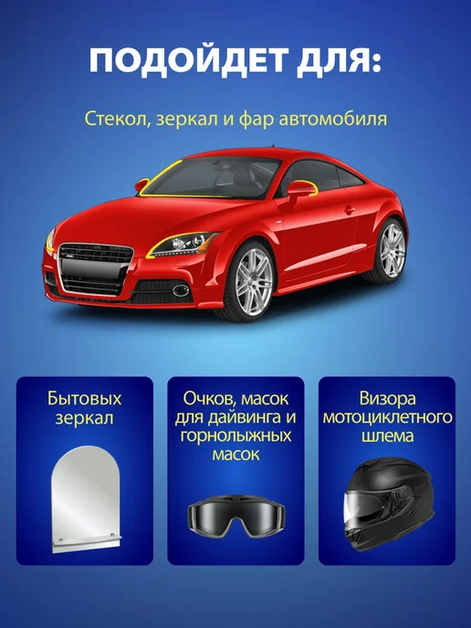 Goodyear Антизапотеватель для автомобиля спрей 210 мл, 210 мл, фото 4