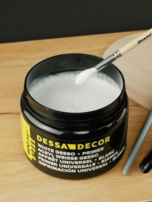 DESSA DECOR Грунтовка для мебели белая, акриловая, для дерева 500 мл, 500 мл, фото 6