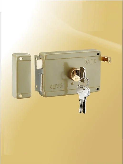 MSM Locks Замок на дверь накладной RL25-I DAMX GR, бежевый, фото 8