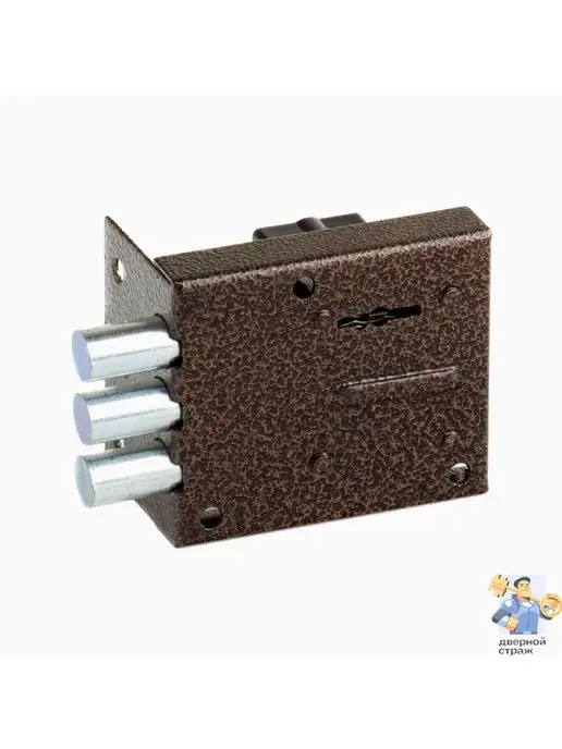 Симеко Замок накладной для двери БИФ-31-1*3, 311x3, фото 5