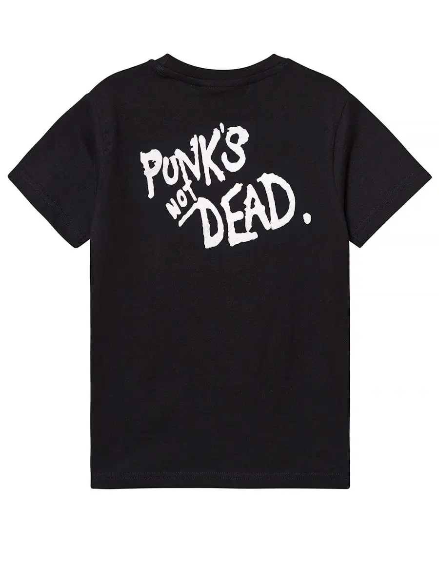 Футболка череп /Punks not dead анархия Футболки с принтом 23771312 купить в  интернет-магазине Wildberries