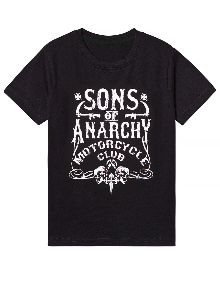 Рок футболка Sons of Anarchy/байкерская Футболки с принтом 23771317 купить  за 622 ₽ в интернет-магазине Wildberries