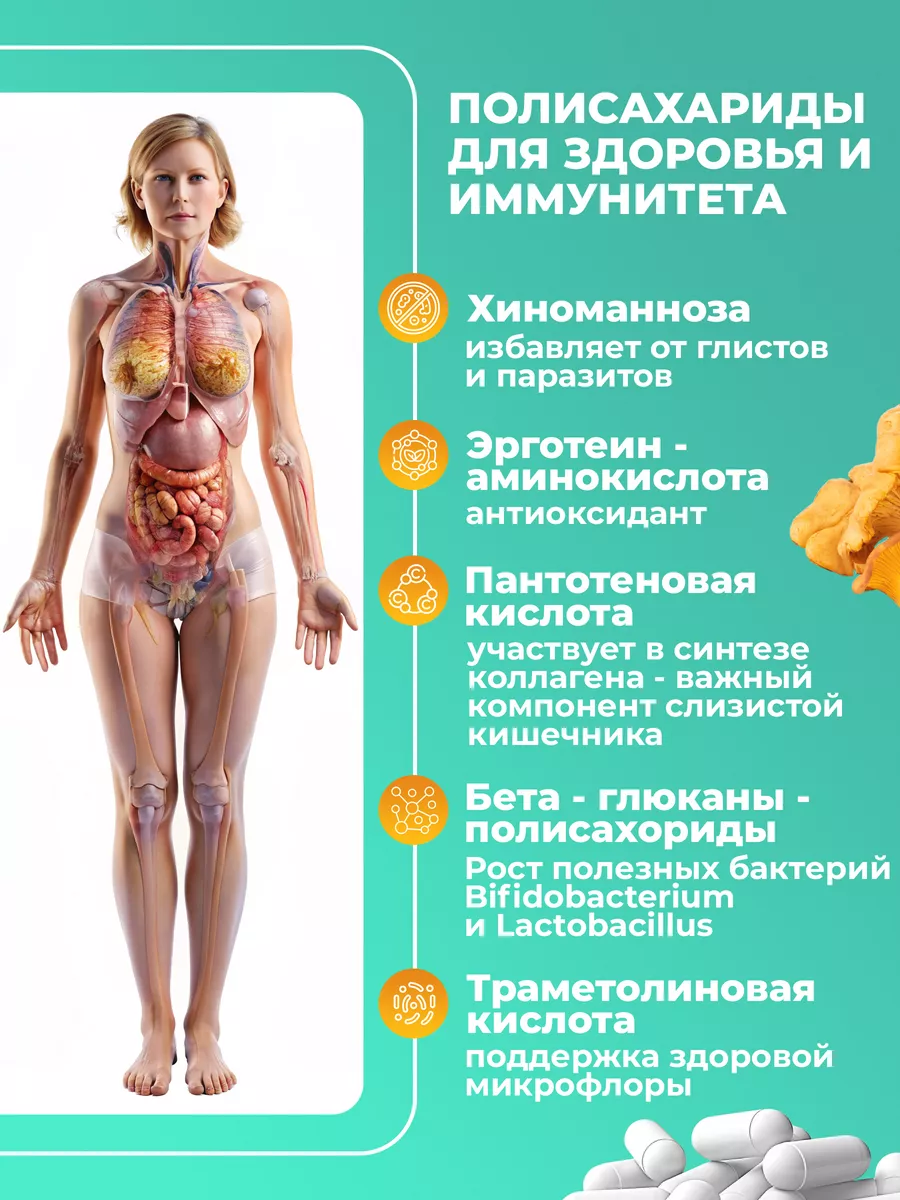 Лисички био-чистка от паразитов Bionormula Fungo Line 23835495 купить в  интернет-магазине Wildberries