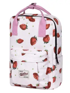 Сумка-рюкзак городской тканевый с принтом клубнички Street Soul 23869806 купить за 1 992 ₽ в интернет-магазине Wildberries