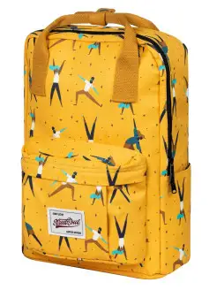 Сумка-рюкзак городской тканевый с принтом йога Street Soul 23869808 купить за 2 231 ₽ в интернет-магазине Wildberries
