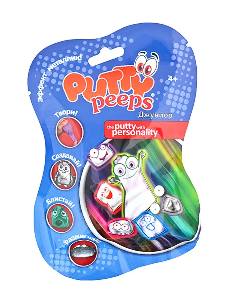 Жвачка для рук Мини Putty Peeps 24538227 купить за 209 ₽ в  интернет-магазине Wildberries