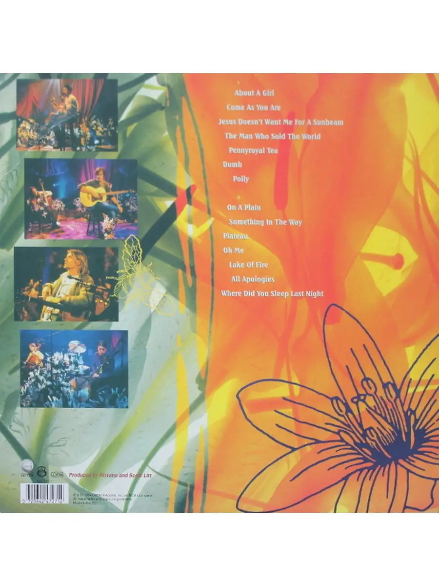Nirvana MTV Unplugged In New York Пластинки виниловые 24695394 купить за  4 859 ₽ в интернет-магазине Wildberries
