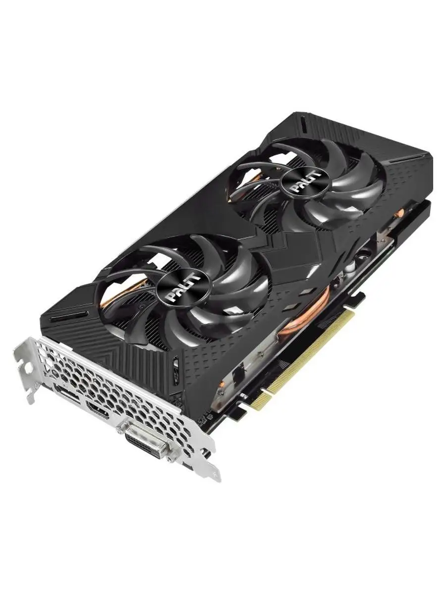 Видеокарта Palit GeForce GTX 1660 SUPER GP /NVIDIA/6/GDDR6/192 bit  [NE6166S018J9-1160A-1] Palit 24757716 купить в интернет-магазине Wildberries