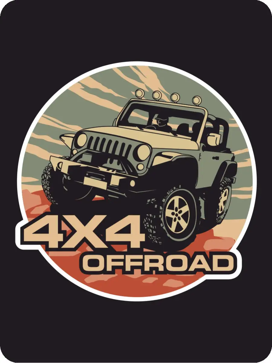 Наклейка на авто Off Road