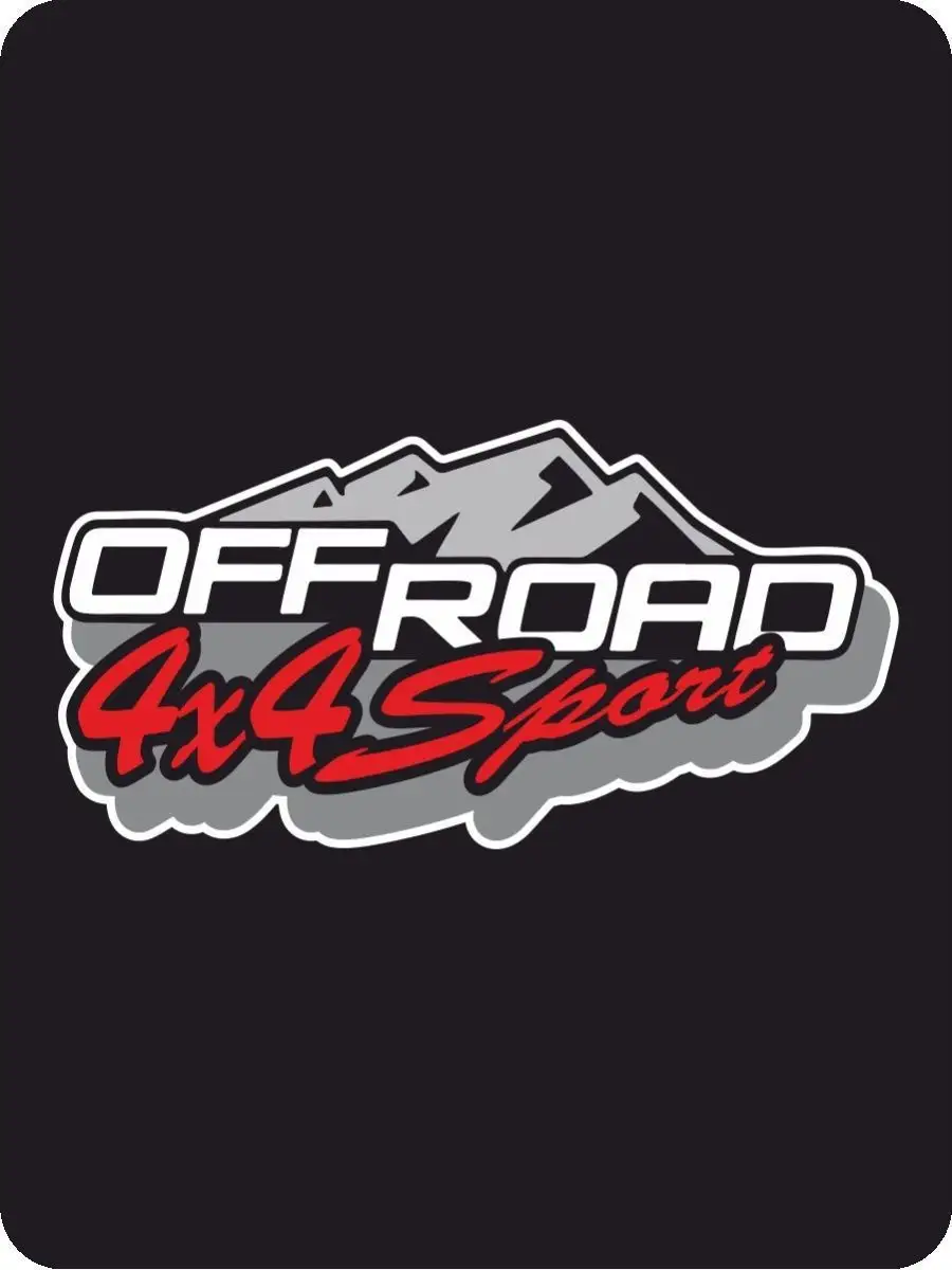 Наклейка на стекло Off Road Sport x WD Бездорожье