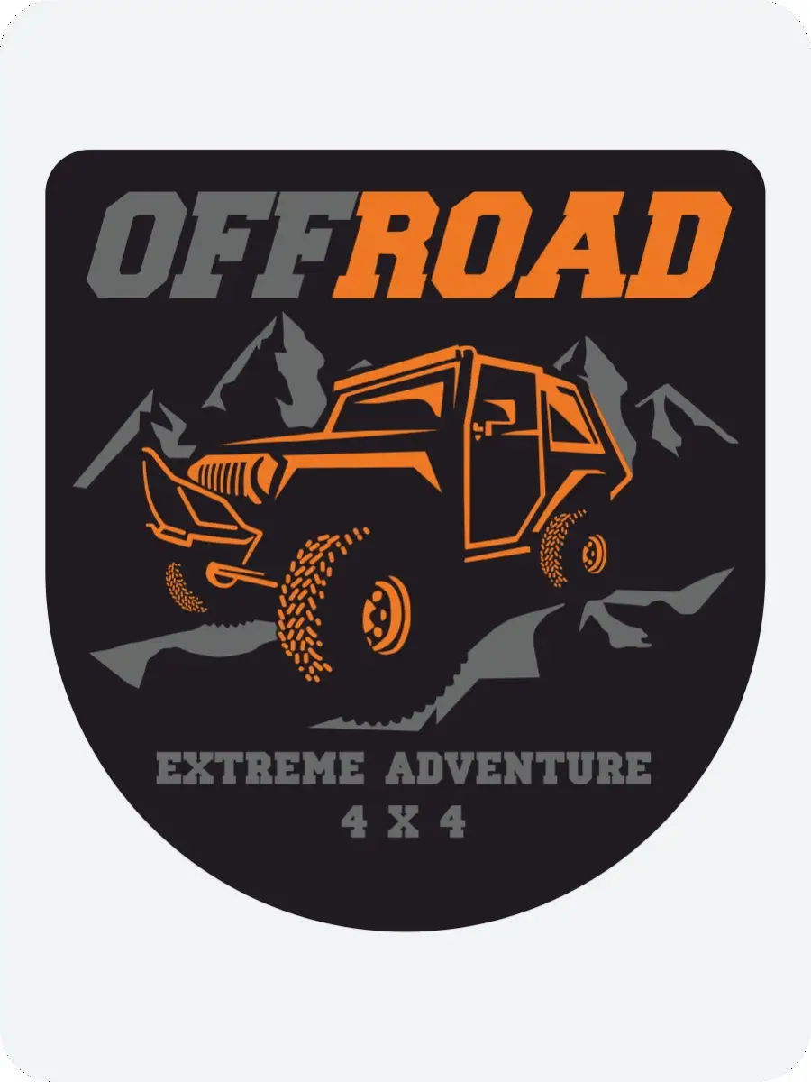 Наклейка на стекло Off Road Extreme