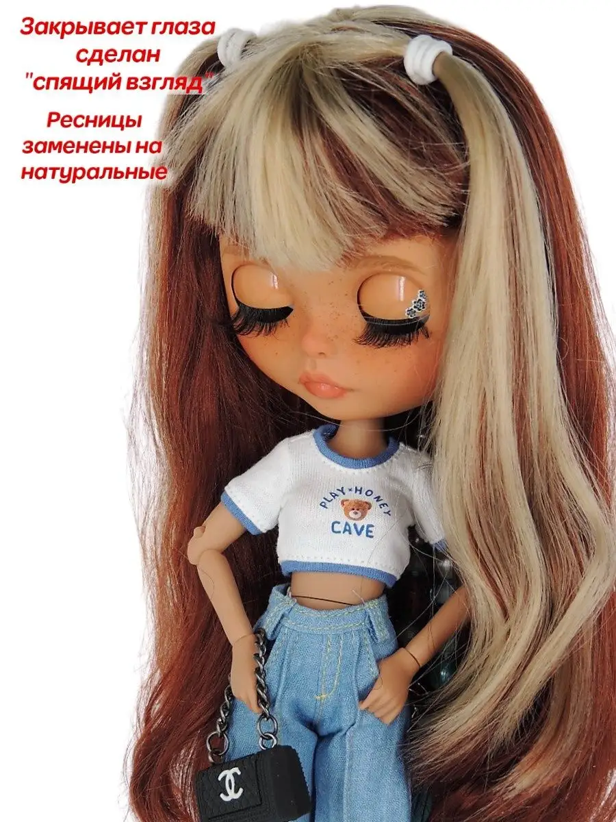 Кукла Блайз кастом Blythe 24818488 купить в интернет-магазине Wildberries