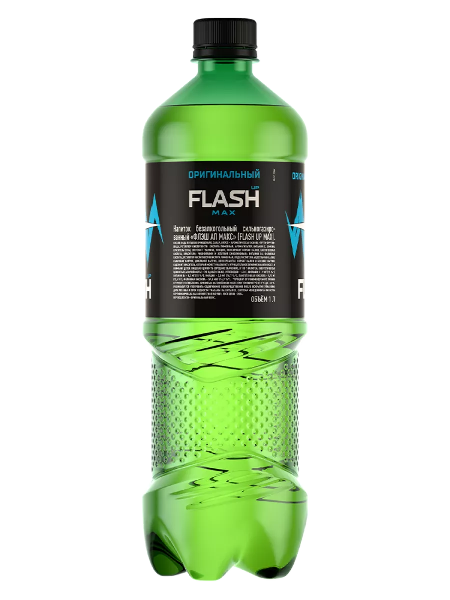 Flash Up Max Original, энергетик, 9 шт. х 1 л, бутылка Flash Up 24825384  купить за 796 ₽ в интернет-магазине Wildberries