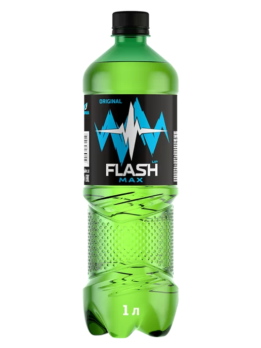 Flash Up Газированный напиток Флеш Ап Макс тонизирующий, 9 шт х 1 л, 9 шт, 1 л, фото 7