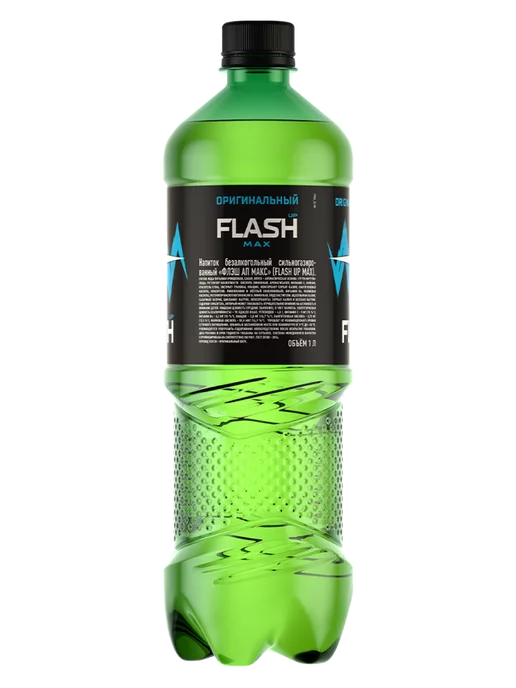 Flash Up Газированный напиток Флеш Ап Макс тонизирующий, 9 шт х 1 л, 9 шт, 1 л, фото 8