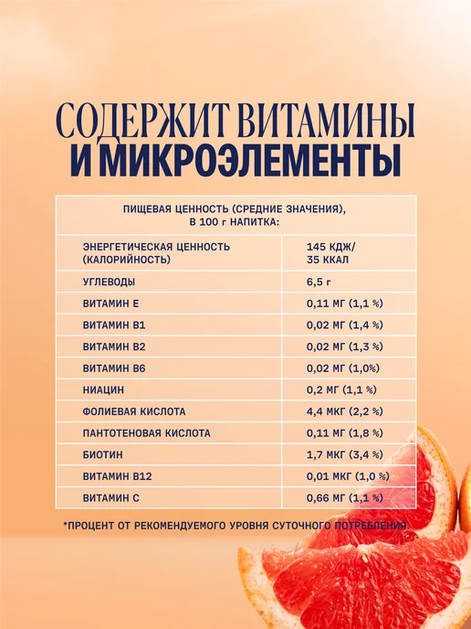 Балтика Пивной напиток №0 Грейпфрут б а с витаминами, 24 шт х 0,33 л, 24 шт, 0,33 л, фото 5