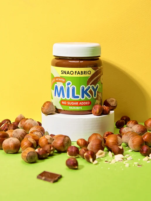 SNAQ FABRIQ Шоколадная паста без сахара с фундуком, 250г, 250 г, фото 5