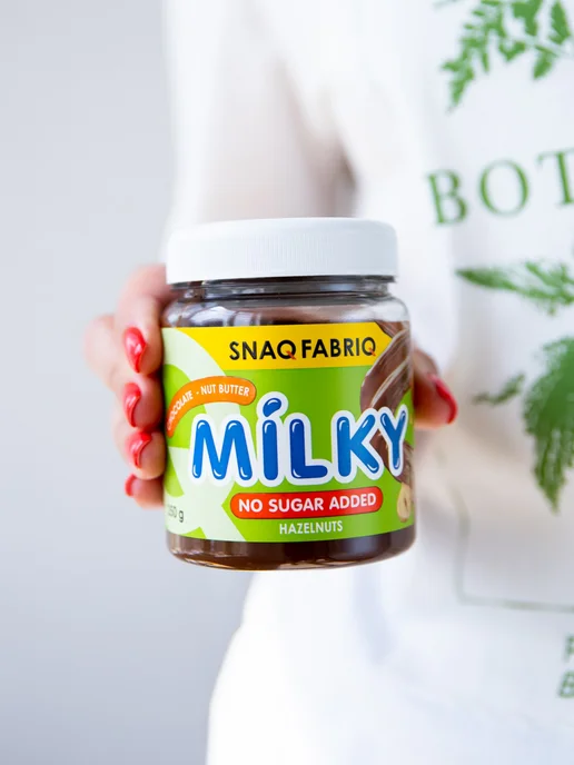 SNAQ FABRIQ Шоколадная паста без сахара с фундуком, 250г, 250 г, фото 6