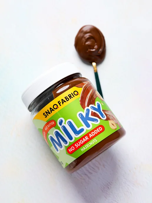 SNAQ FABRIQ Шоколадная паста без сахара с фундуком, 250г, 250 г, фото 7