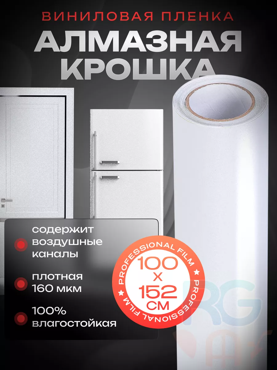 Самоклеящаяся пленка белая алмазная крошка 152х100см Reton Group 24864365  купить за 772 ₽ в интернет-магазине Wildberries