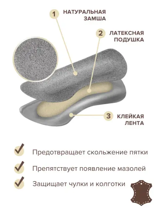 Style for Feet Пяткоудерживатель для обуви, 2 шт, фото 4