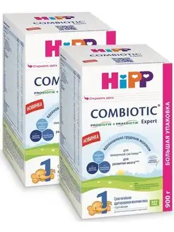 Смесь молочная Combiotic 1, с рождения, 2х900г Hipp 25136262 купить за 4 504 ₽ в интернет-магазине Wildberries