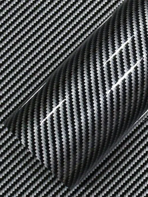 CarbonTuning Виниловая карбоновая пленка 2D для авто и мебели, черный, фото 2