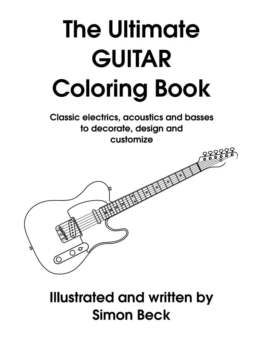 The Ultimate Guitar Coloring Book Lulu Press 25418065 купить за 742 ₽ в  интернет-магазине Wildberries