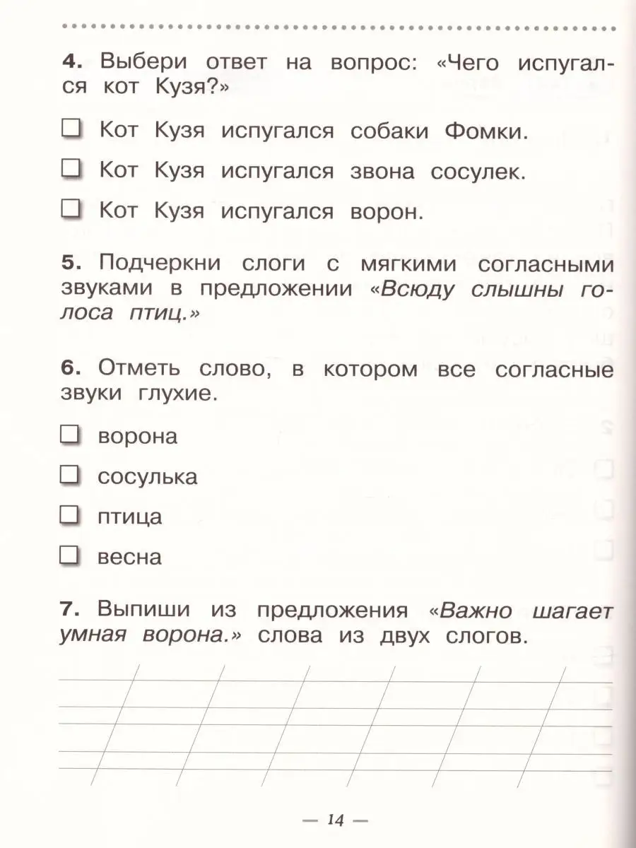 Русский язык 1 класс. Тетрадь для проверочных работ Просвещение/Дрофа  25533648 купить за 337 ₽ в интернет-магазине Wildberries