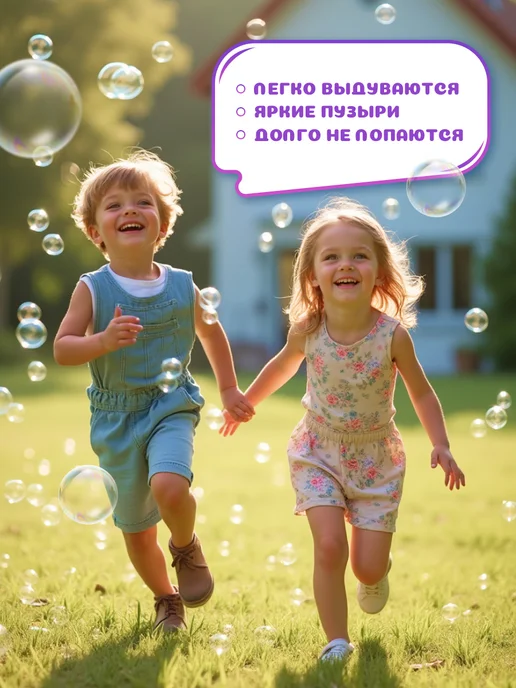 Bubbleland Мыльные пузыри для малышей Раствор для пистолета генератора, белый, фото 5