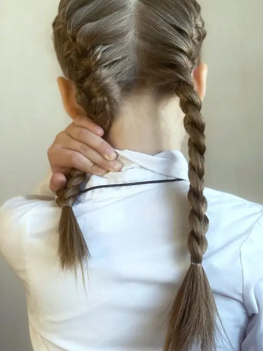 Zosena accessories Галстук-бант школьный "Джейн", синий, фото 3