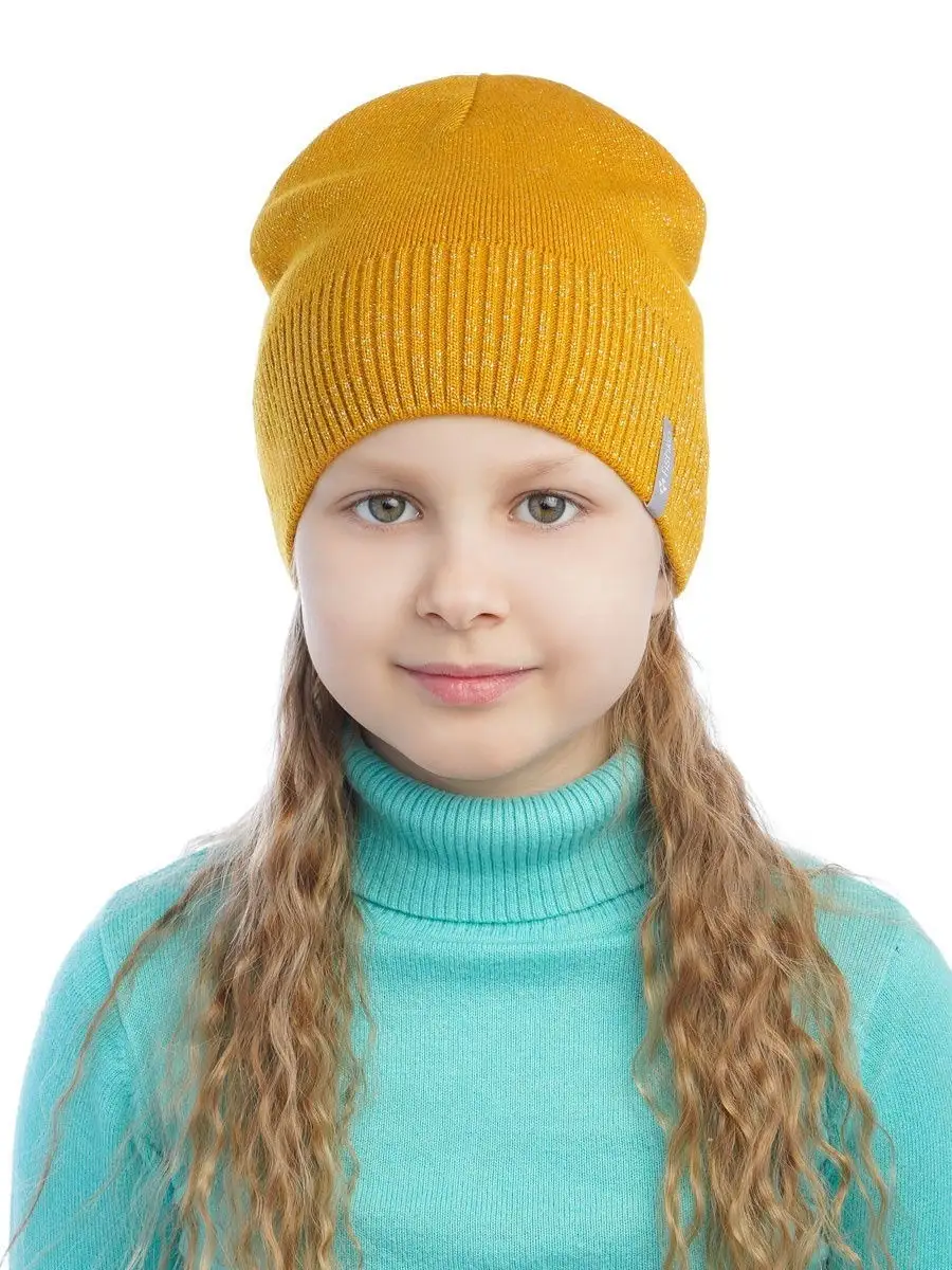 Вязаные шапки для девочек-подростков.