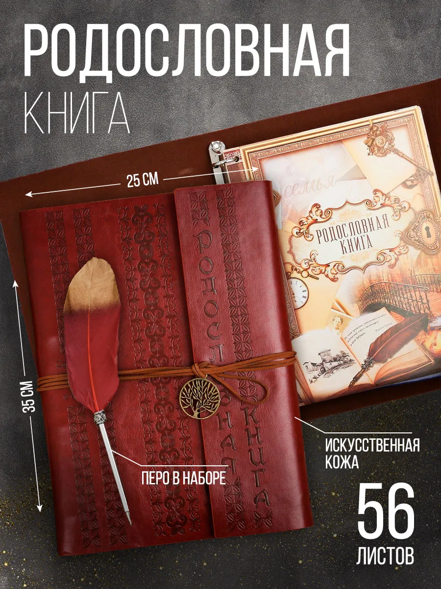 Семейная родословная книга сувенирная продукция в подарок