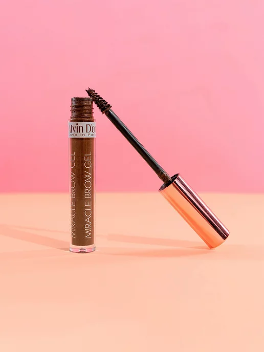 Alvin D'or Цветной гель для бровей водостойкий Miracle Brow Gel, коричневый, фото 5