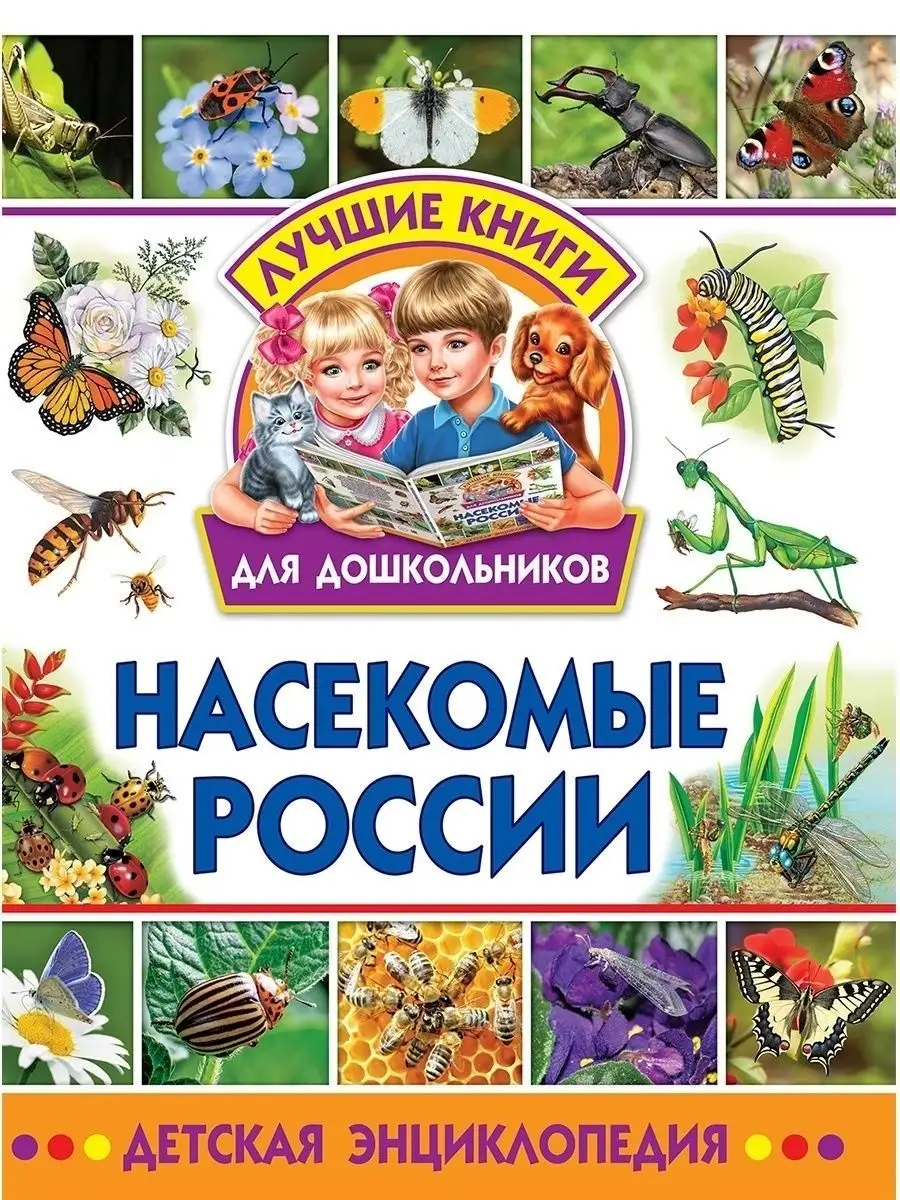 Насекомые России. Лучшие книги для дошкольников Владис 25598618 купить в  интернет-магазине Wildberries