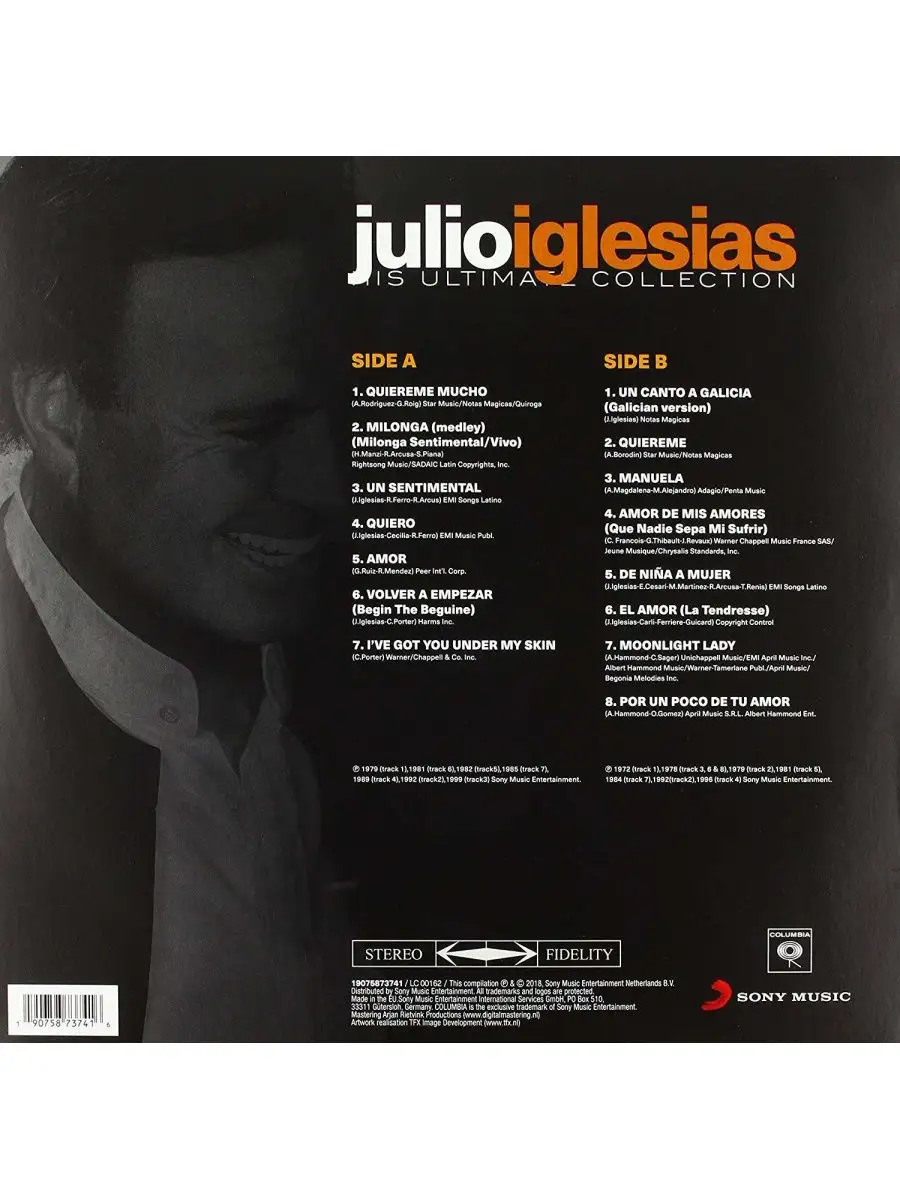 JULIO IGLESIAS 